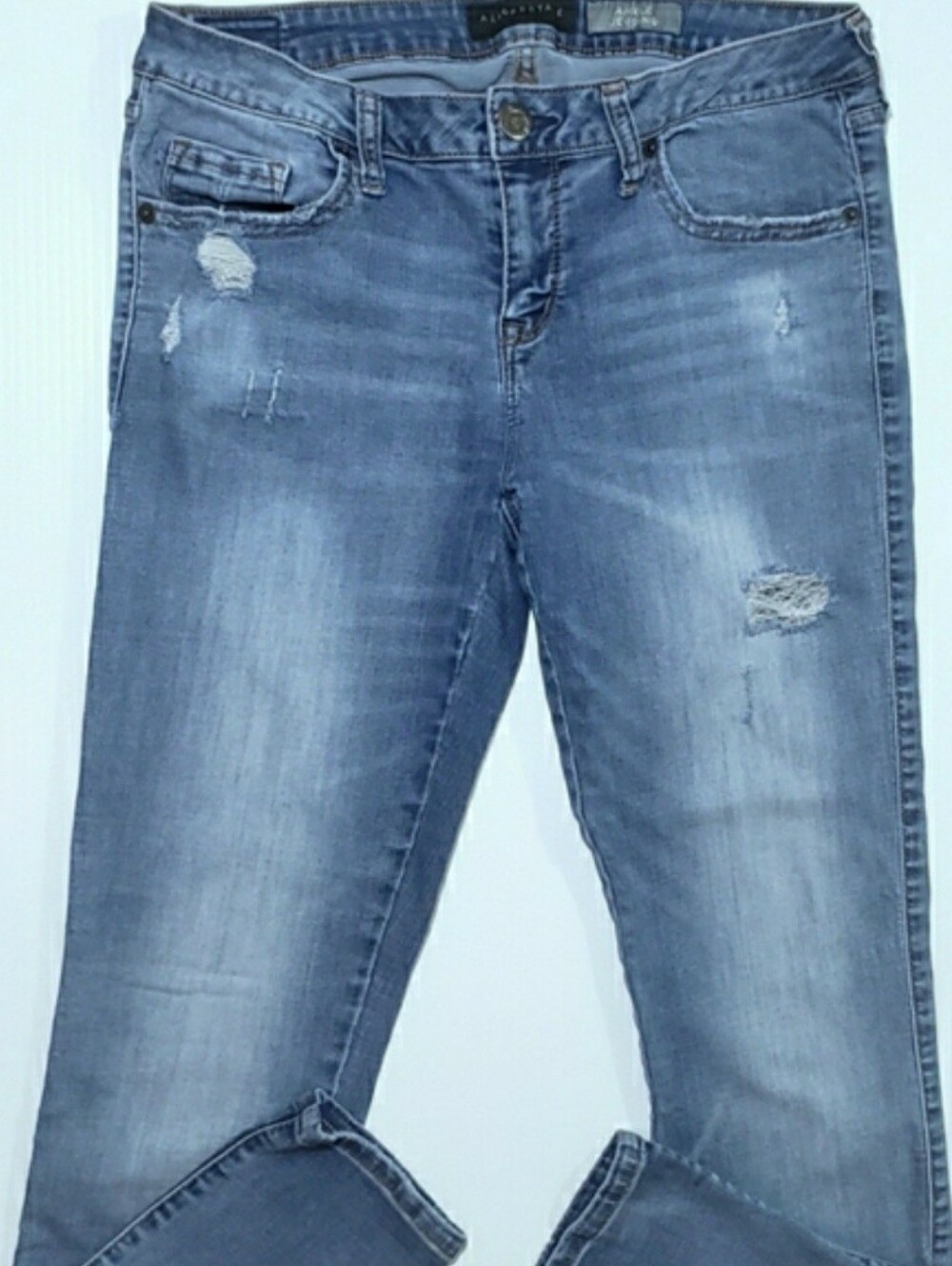Aeropastle Crop Distressed Skinny Ankle Jeans Jegging Jeans